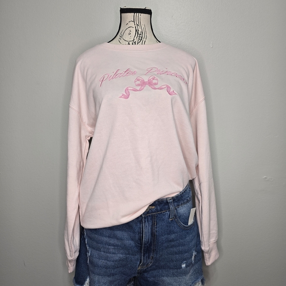 Francesca's Collections Tops - NWT Pilates Princess Long Sleeve